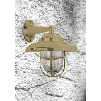 Brass Wall Light N.77 E27 Ip44 100W