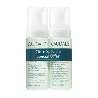 Caudalie Promo Pack 2 Vinoclean Instant Foaming Cl