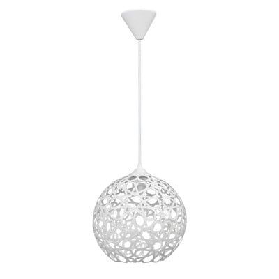 Pendant Light Tunis/25 Metallic White 1Xe27