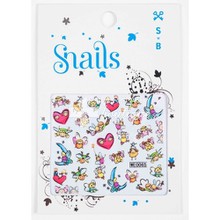 Snails Story Telling Kids Nail Stickers - Παιδικά Αυτοκόλλητα Νυχιών, 1τμχ.