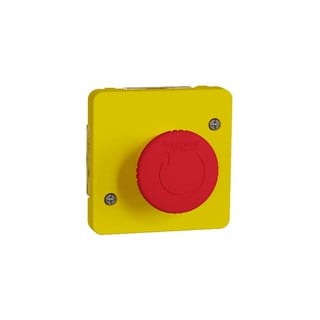 Mureva Styl Rotary Emergency Switch Yellow MUR3505