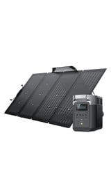 EcoFlow DELTA 2 + 220W Portable Solar Panel 