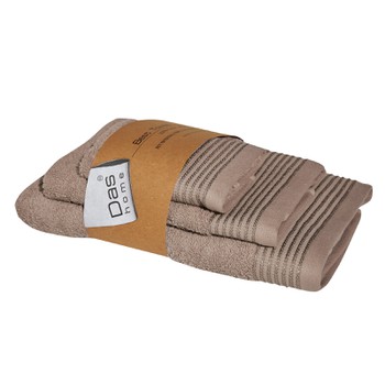 Σετ Πετσέτες 3 Τεμαχίων (30x50, 50x90, 70x140) Best Line Jacquard Towels 0694 Das Home