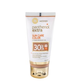 Panthenol Extra Sun Care Color SPF30 Αντιηλιακή Προσώπου Με Χρώμα 50ml