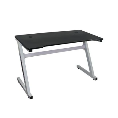 Γραφείο Gaming Τύπου Carbon Steel Άσπρο 120x60x75c