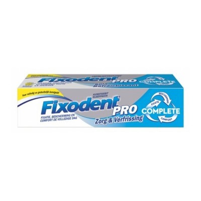 FIXODENT - COMPLETE Pro Fresh Στερεωτική Κρέμα Τεχνητών Οδοντοστοιχιών - 47gr