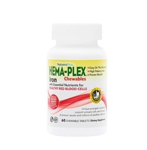 Natures Plus Hema Plex, 60 Chewable Tabs