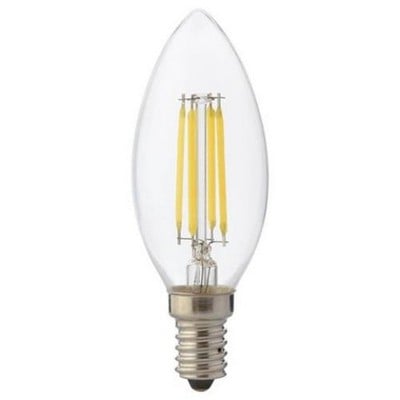 Λάμπα Led Kερί E14 6w/2700k  220-240v FILAMENT