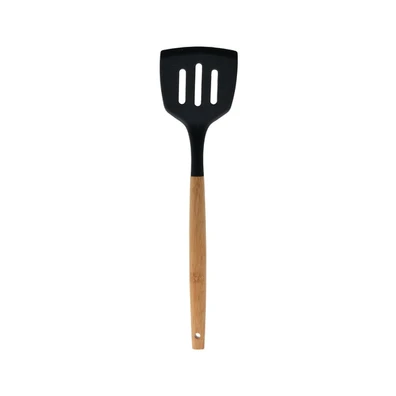 Estia Σπατουλα Τρυπητη Bamboo Essentials Σιλικονης