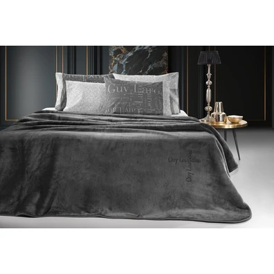 Κουβέρτα Logo Anthracite 220x240 guy Laroche  100%