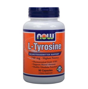 L-Tyrosine 750 mg Αμινοξύ για τον Θυροειδή (90 Κάψ