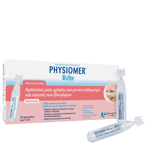Physiomer Baby Sterile Ampoules of Saline, 30x5ml