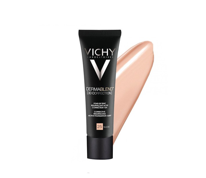 VICHY DERMABLEND 3D CORRECTION MAKE-UP 16HR N25-NUDE 30ML