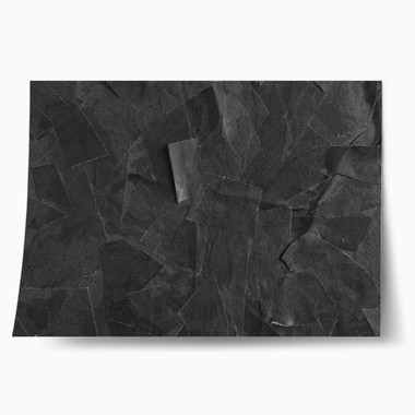 Black glued papers