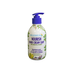 Helenvita Nourish Hand Cream Soap Πλούσιο Κρεμοσάπουνο Για Καθαρισμό Χεριών 300ml