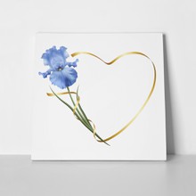 Romantic frame blue iris 672733012 a