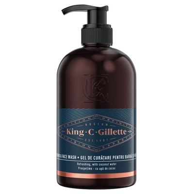 *GILLETTE King C Beard & Face Wash 350ml