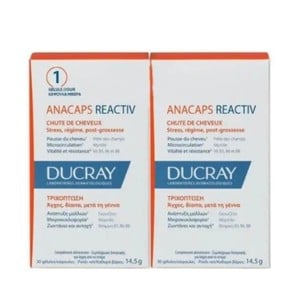 1+1 Ducray Anacaps Reactiv-Συμπλήρωμα Διατροφής γι