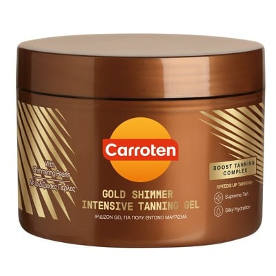 Carroten Gold Shimmer Intensive Tanning Gel Ιριδίζ