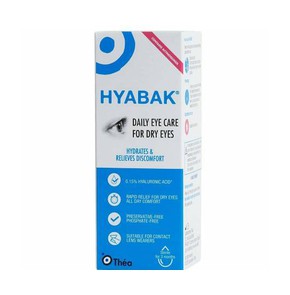 Thea Hyabak Daily Eye Care for Dry Eyes, 10ml