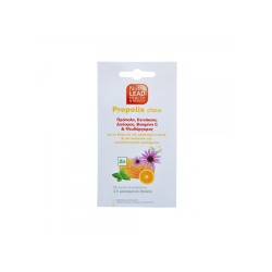 Nutralead Propolis Chew Diet Supplement with Propolis Echinacea Mint Vitamin C & Zinc With Eucalyptus Flavor 15 chew.tabs
