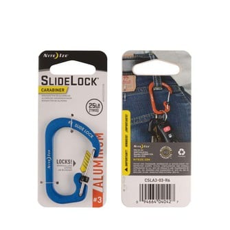 Carabiner Αλουμινίου SlideLock, Μπλε, Size 3