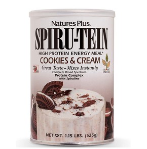 Nature's Plus Spiru-Tein Cookies & Cream Φόρμουλα 