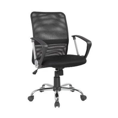 Desk Armchair/White PU
