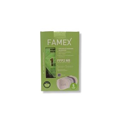 Famex Adult High Protection Mask FFP2 NR Green 10 pieces 