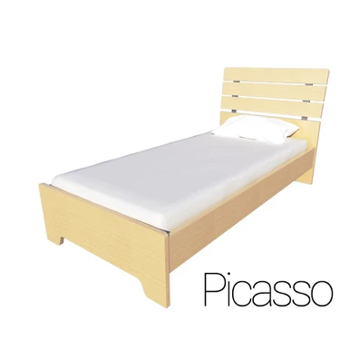 Wooden Single Bed 