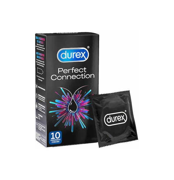 Durex Perfect Connection Προφυλακτικά με Extra Επίστρωση Λιπαντικού, 10τεμ