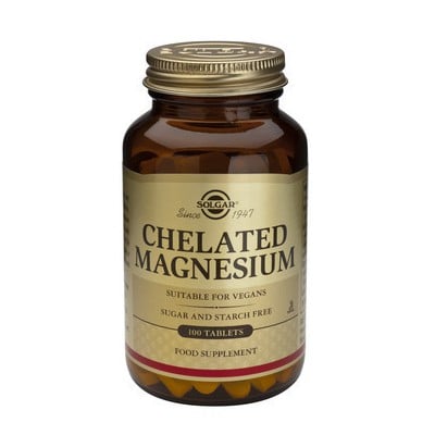 Solgar Chelated Magnesium 100mg 100tabs