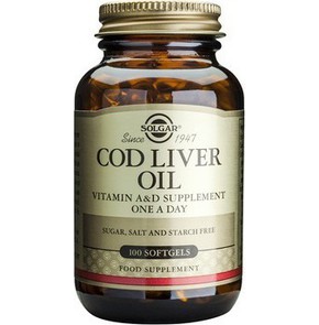 Solgar Cod Liver Oil Α  D Softgels 100s