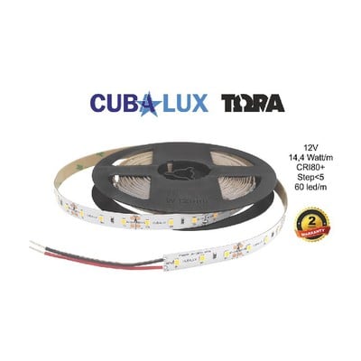 Indoor Led Strip 12W/M 3000Κ 12V Ww 5M