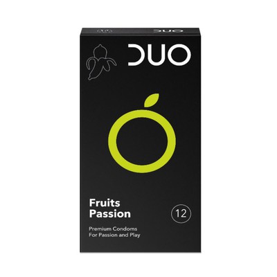 DUO - Fruits Passion - Προφυλακτικά με Γεύσεις - 12τμχ