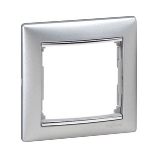 Valena Frame 1 Gang Aluminium/Silver 770351