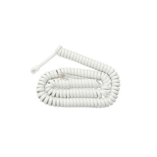 Phone Spiral with Clips - Extension 1m Blister Whi