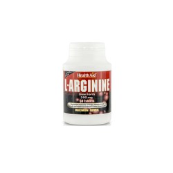 Health Aid L-Arginine 500mg Συμπλήρωμα Διατροφής Για Παραγωγή Ενέργειας Στους Μύες 60 ταμπλέτες