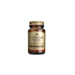 Solgar L-Cysteine ​​500mg Dietary Supplement For Healthy Hair, Nails & Skin 30 Herbal Capsules