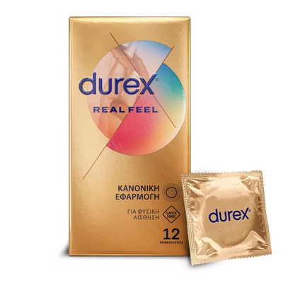 Durex Real Feel Προφυλακτικά 6 Τεμάχια