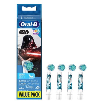 ORAL B KIDS STAR WARS REPLACEMENT EXTRA SOFT  4TMX