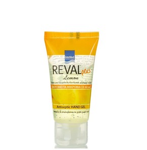 Reval Plus Hand Gel Lemon Άμεση Αντιβακτηριδιακή Π