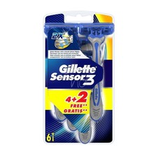 Gillette Sensor 3 Comfort Ξυραφάκια μιας Χρήσης 4+