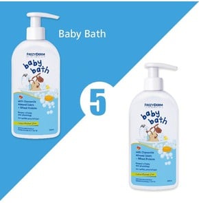 FREZYBOX #2: 5x Frezyderm Baby Bath - Απαλό Αφρόλο