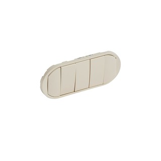 Celiane Plate 5-Fold Switch Ivory 066203