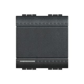 Livinglight Switch A/R 16A 2 Modules Graphite L400