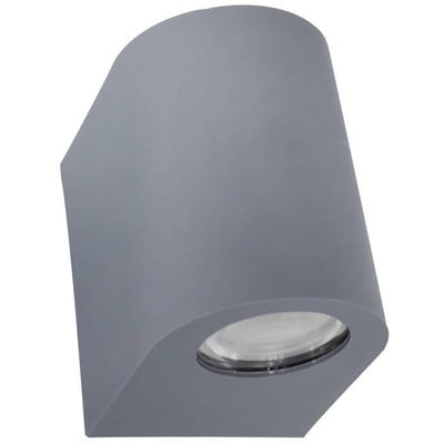 Wall Cylindrical Spot Light Plastic Grey Gu10 C-03