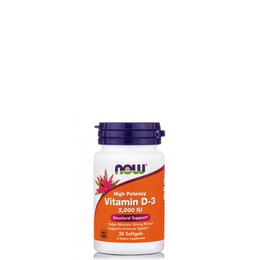 Now Foods Vitamin D-3 2000 IU, 30softgels
