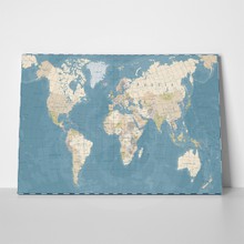 Detailed vintage world map 665429167 a