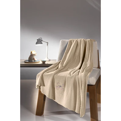 Βρεφική Κουβέρτα Baby Bear Natural 100x140 guy Lar
